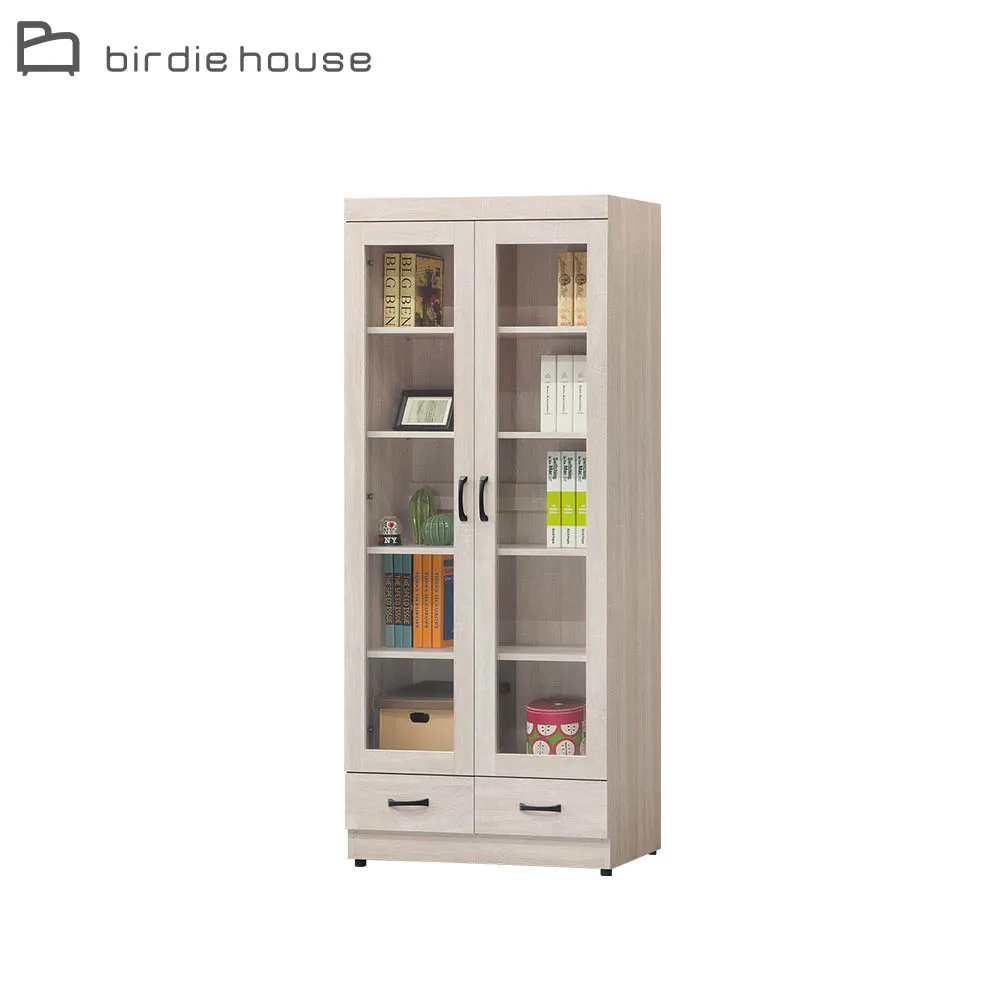 Birdie-菲爾2.7尺工業風二門二抽衣櫃/衣櫥(兩色可選) 歷史價格詳細信息