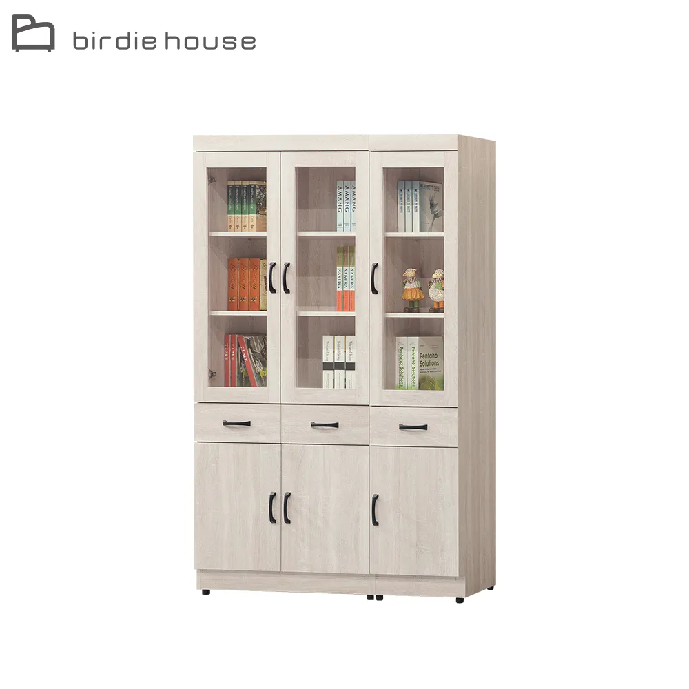 Birdie-菲爾4尺工業風三門七抽衣櫃/衣櫥(兩色可選) 歷史價格詳細信息