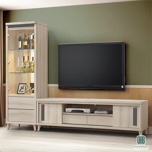 Hampton埃理克白橡木7尺推門衣櫥 歷史價格詳細信息