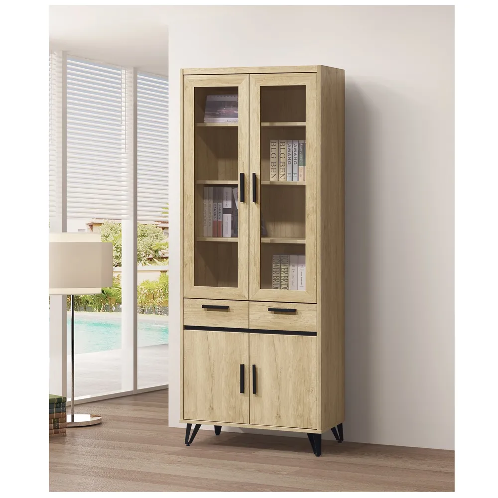 直人木業-NORTH楓木80公分三抽開門衣櫃 歷史價格詳細信息