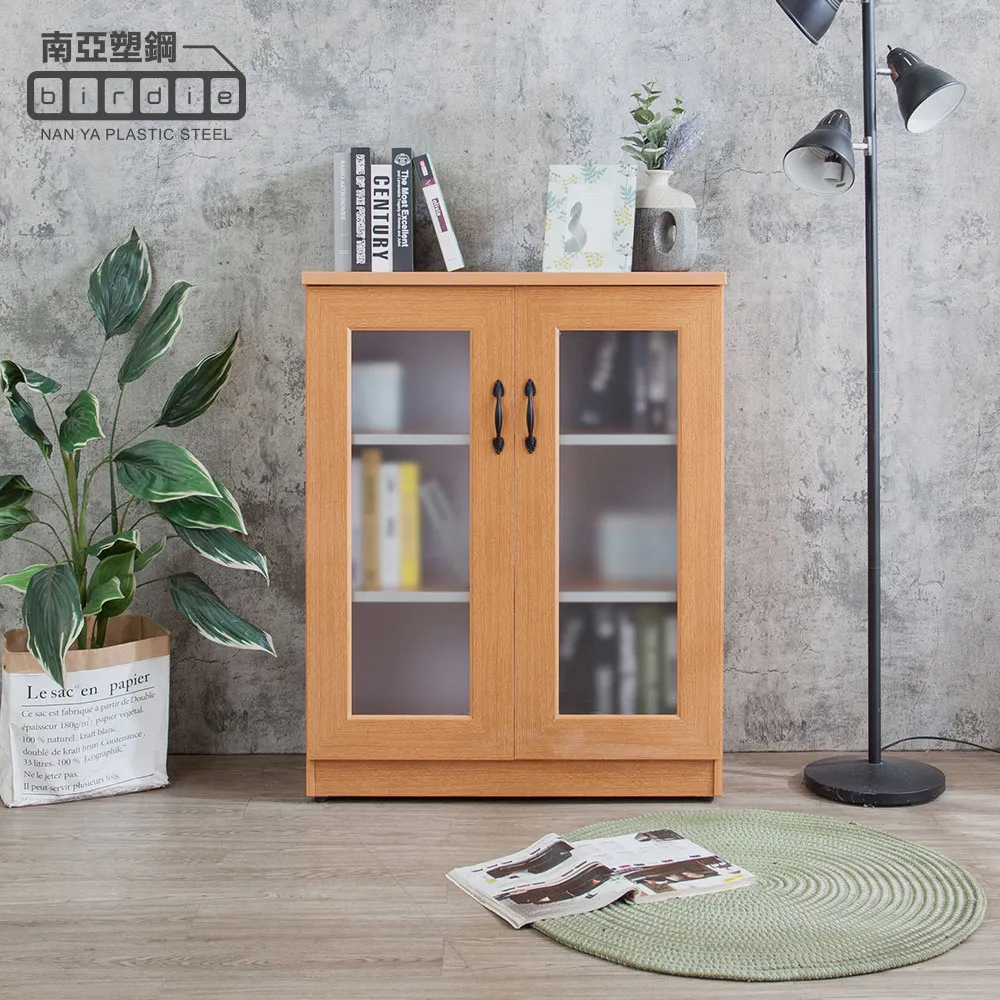 Birdie南亞塑鋼-2.7尺透視二門塑鋼鞋櫃(粉紫色) 歷史價格詳細信息