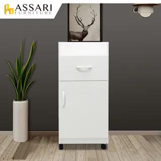 ASSARI-防潮防蛀塑鋼緩衝一門四抽碗盤櫃(寬84x深43x81cm) 歷史價格詳細信息