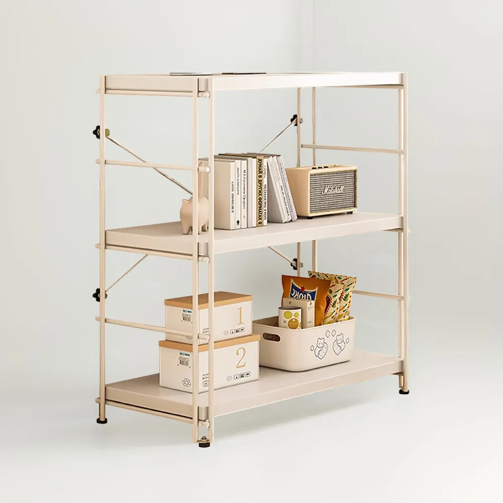 【寶德家居 】客廳臥室簡約置物書櫃四層架D00351 歷史價格詳細信息