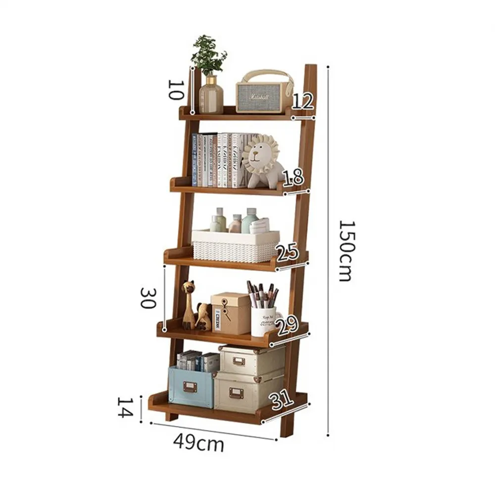 家用靠牆置物架客廳多層書本收納架子室內落地儲物書架階梯式花架 價格比較,價格查詢,歷史價格詳細信息