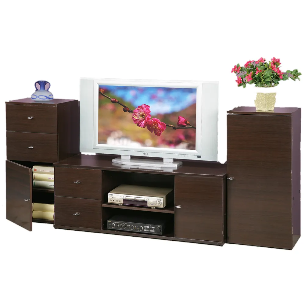 視聽櫃c位電視櫃北歐日式櫻桃木簡約客廳實木茶几電視櫃組合 歷史價格詳細信息