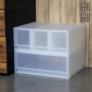 聯府抽屜整理箱32L(4入)收納箱5101 歷史價格詳細信息