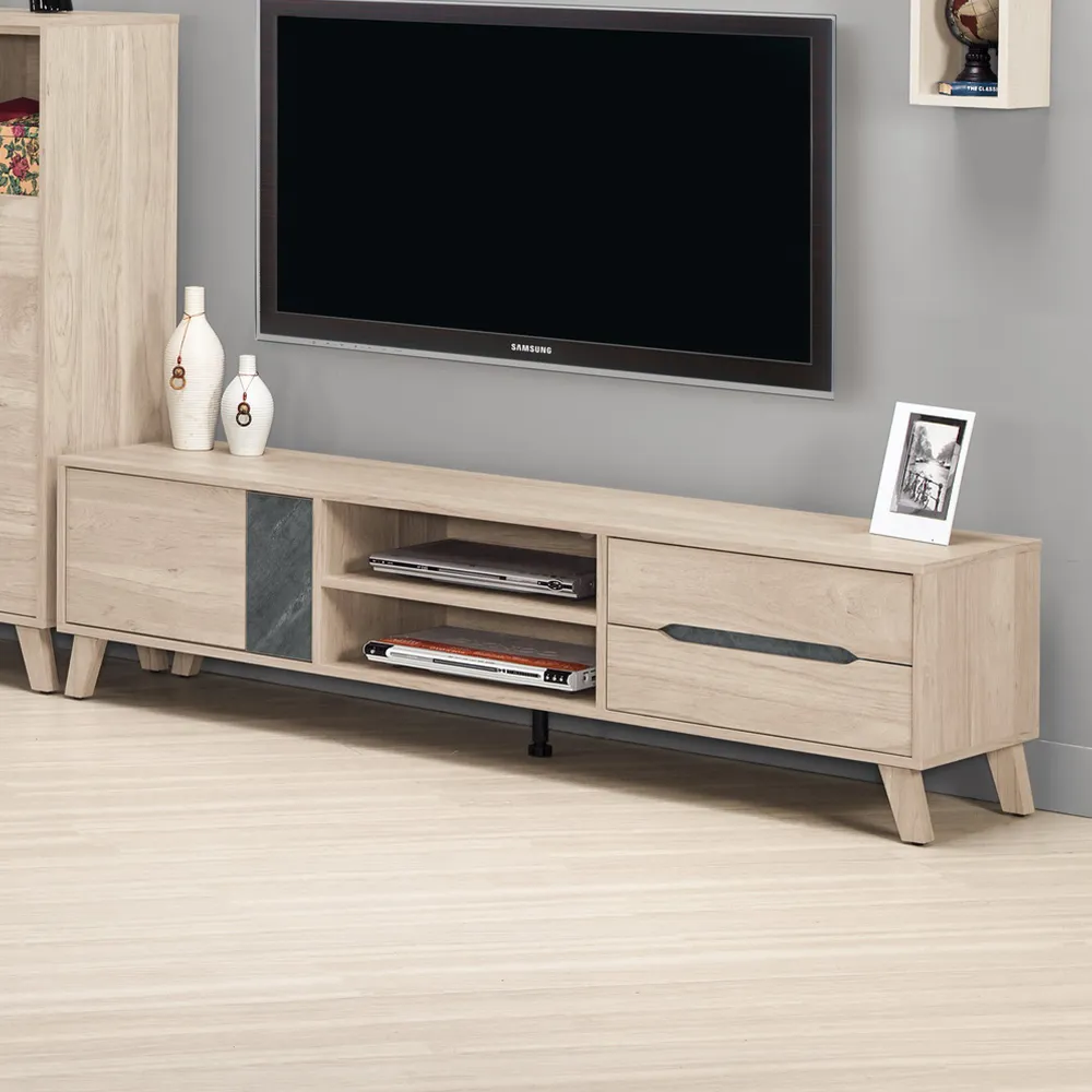 Boden-米森6尺白色岩板實木餐桌+米諾布面實木餐椅組合(一桌四椅) 歷史價格詳細信息