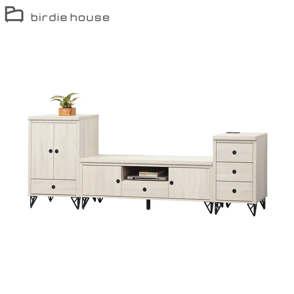 Birdie-格納8尺L型電視櫃組合(收納櫃+電視櫃) 歷史價格詳細信息
