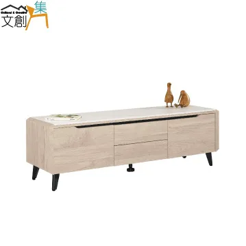 [文創集]卡蘭  現代4.7尺雲紋石面大小茶几/圓几組合 歷史價格詳細信息