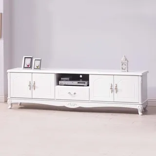Bernice-維琪7尺法式歐風白色電視櫃/長櫃/視聽櫃 歷史價格詳細信息