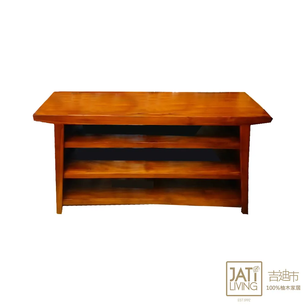 【吉迪市柚木家具】開放式二抽收納電視櫃 RPTV009A 歷史價格詳細信息
