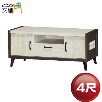 [文創集]邁斯  時尚5尺亞麻布雙人抽屜床台組合(床頭箱＋四抽床底＋不含床墊) 歷史價格詳細信息