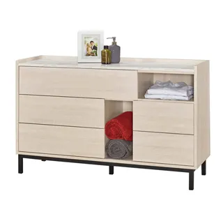 Bernice-凱爾4尺仿石面收納餐櫃/碗盤置物櫃/電器櫃 歷史價格詳細信息