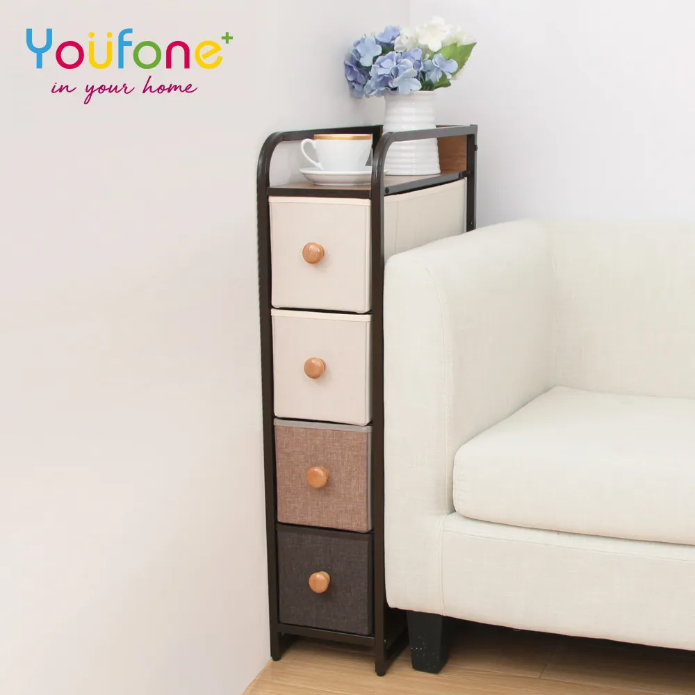 【YOUFONE】日式麻布多樣式三層式抽屜收納/衣物櫃-清新白款 歷史價格詳細信息