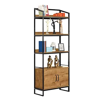 書架 五層架 置物架 落地鐵藝架 客廳隔斷收納架 展廳展示架 歷史價格詳細信息