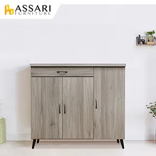 ASSARI-艾維斯木心板四門中抽2.7尺高鞋櫃(寬80x深37x高183cm) 歷史價格詳細信息