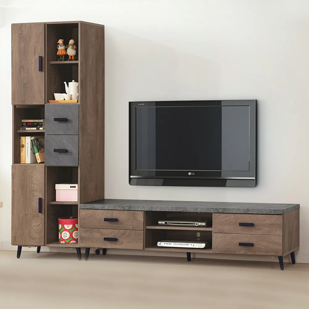 Boden-米姆L型雙色布沙發組-贈抱枕(三人座+腳椅) 歷史價格詳細信息