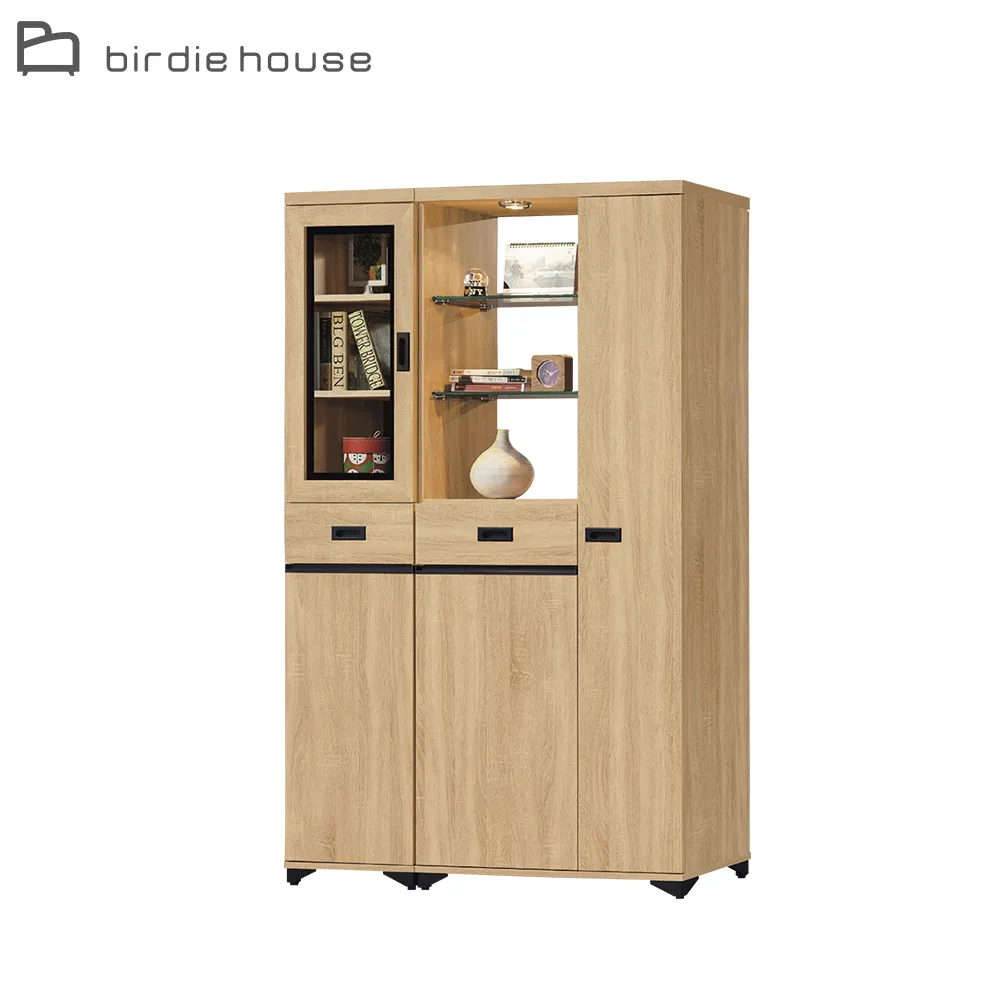 Birdie-瑞絲1.3尺二門一抽雙面鞋櫃/玄關展示櫃/書櫃/收納置物櫃(左右向可選) 歷史價格詳細信息