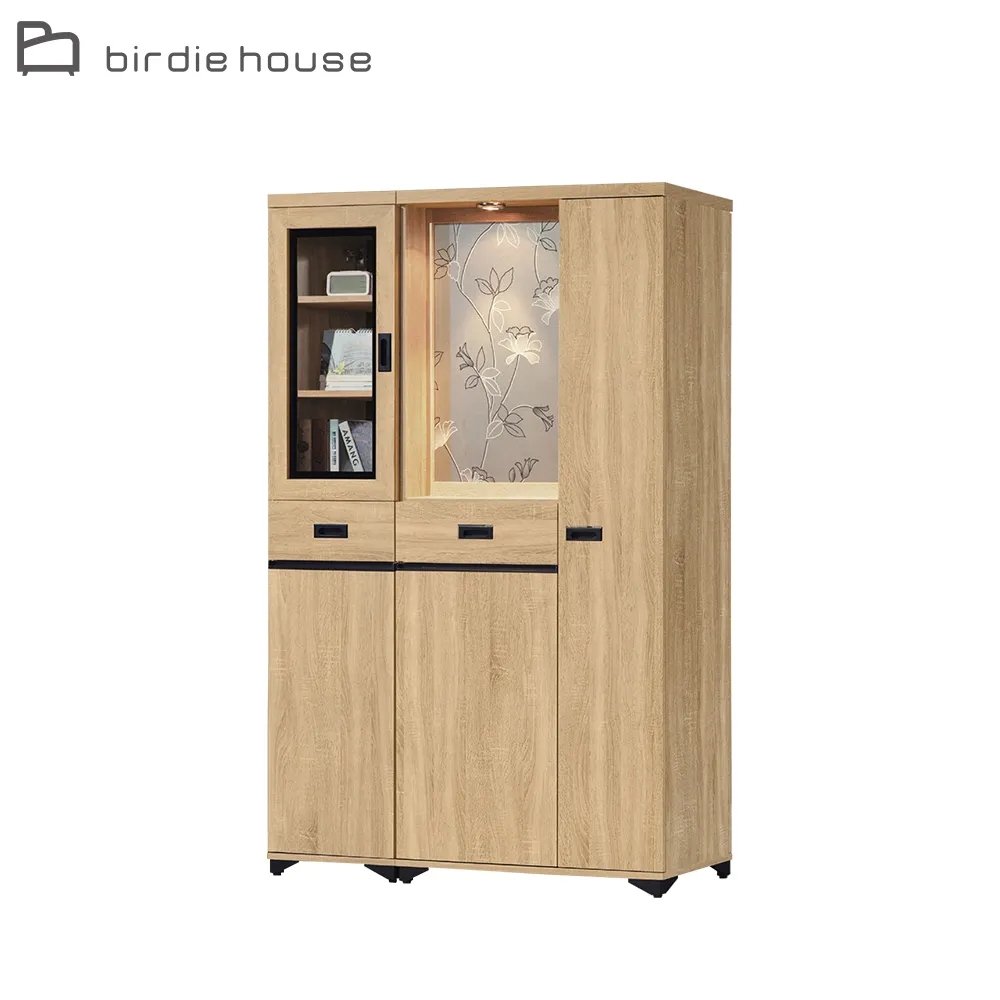 Birdie-瑞絲1.3尺二門一抽雙面鞋櫃/玄關展示櫃/書櫃/收納置物櫃(左右向可選) 歷史價格詳細信息