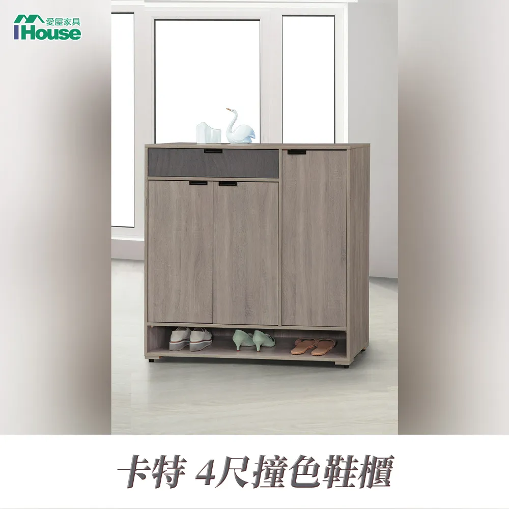 IHouse-卡特 撞色4尺餐櫃 歷史價格詳細信息