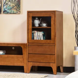 Boden-森克1.7尺全實木展示櫃/收納櫃-(高櫃)(洗白色) 歷史價格詳細信息