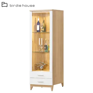 Birdie-瑞絲2.6尺二門一抽彩繪飾板雙面鞋櫃/玄關展示櫃/收納置物櫃 歷史價格詳細信息