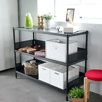 Peachy Life 鐵力士沖孔平面烤漆五層架附圍欄-60X45X180(2色可選) 歷史價格詳細信息