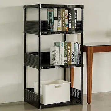 四層圍欄款加厚免安裝摺疊置物架 1入 黑白兩色可選 歷史價格詳細信息