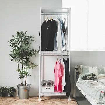 Peachy Life 鐵力士沖孔平面烤漆五層架附圍欄-60X45X180(2色可選) 歷史價格詳細信息