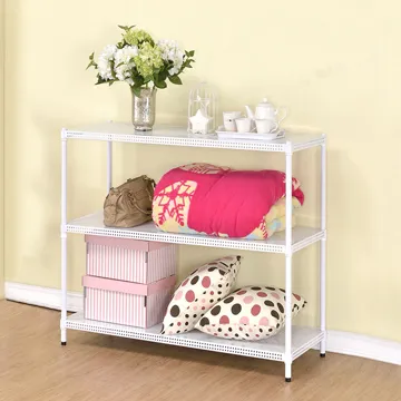 (鐵架王) 90*45*90三層烤漆層架-白色 歷史價格詳細信息