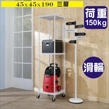 BuyJM白洞洞板45x45x190cm鎖接管三層架附工業輪/波浪架 歷史價格詳細信息