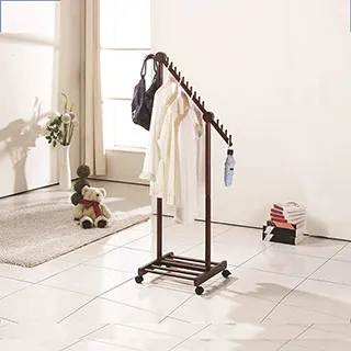 (ONE 生活) 實木衣帽架 時尚簡約款6隻掛勾 歷史價格詳細信息