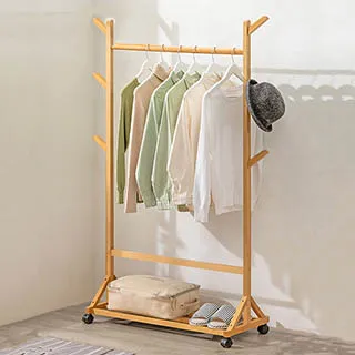 可移動衣帽架宿舍簡易掛衣架落地臥室衣架家用房間儲物臟衣簍 歷史價格詳細信息