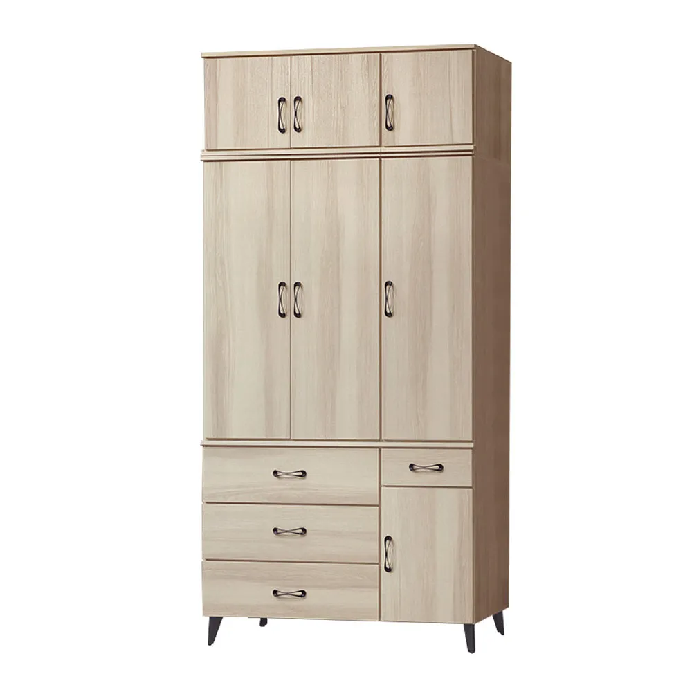 Boden-美娜4.7尺多功能收納衣櫃組合(單吊+二門三抽) 歷史價格詳細信息