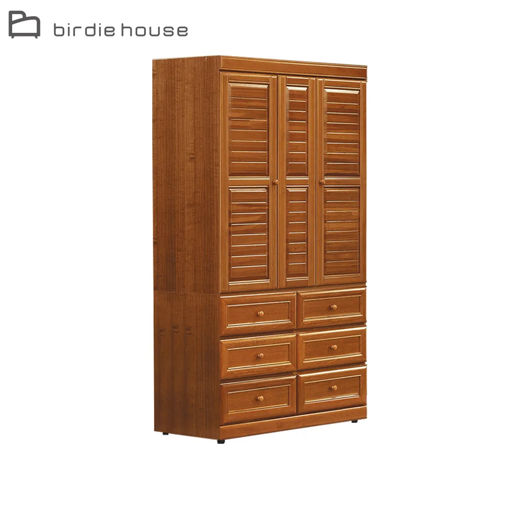 Birdie-菲爾4尺工業風三門七抽衣櫃/衣櫥(兩色可選) 歷史價格詳細信息