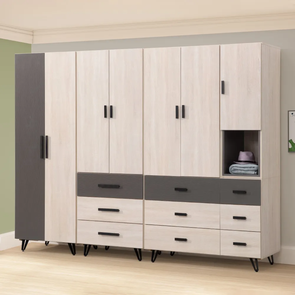 組合衣櫃百葉推拉門套裝衣櫃 專業簡易實木衣櫃 歷史價格詳細信息