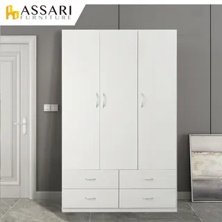 ASSARI-防潮防蛀塑鋼緩衝三門附抽鞋櫃(寬97x深34x高117cm) 歷史價格詳細信息