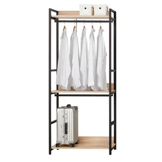 Bernice-妮娜2尺輕工業風開放式多層收納衣櫃 歷史價格詳細信息