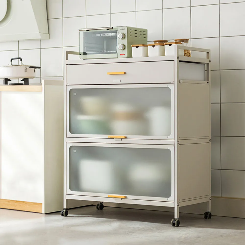 【HappyLife】移動式廚房收納車/一層/可分層使用 (Y10166) 歷史價格詳細信息