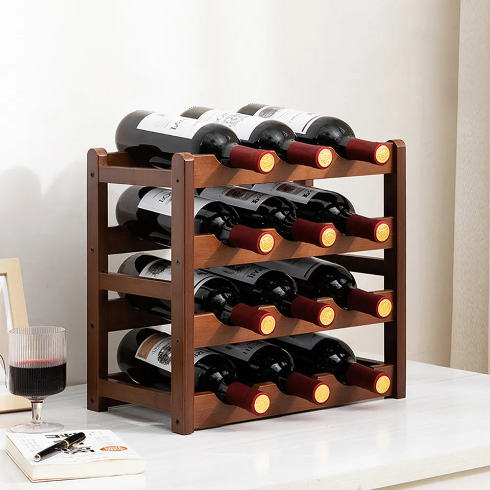 【HappyLife】楠竹製桌面紅酒架/三層9瓶 (Y10802) 歷史價格詳細信息