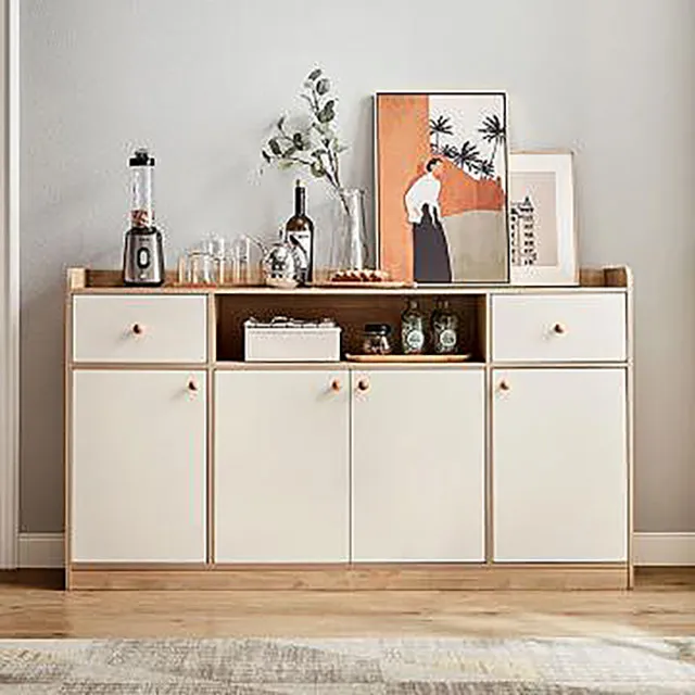 hoi! 林氏木業北歐風百搭單人座凳0.4M隔間櫃 LS187-原木色+白色 歷史價格詳細信息