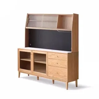 源氏木語布拉格橡木原木色收納餐櫃1.25M(不含上座) Y84Q06 歷史價格詳細信息