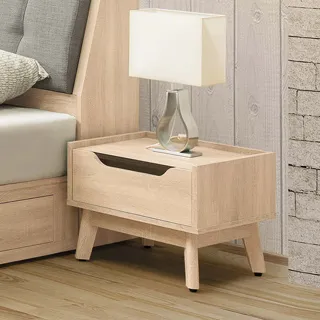 Bernice-瓦納1.5尺轉角開放式縫隙置物櫃(原木色) 歷史價格詳細信息