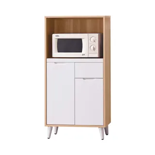 Bernice-華納2尺北歐風二門一抽收納餐櫃/碗盤置物櫃/電器櫃 歷史價格詳細信息