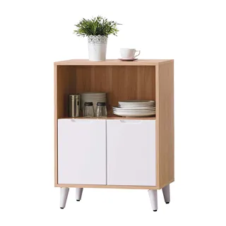 Bernice-華納2尺北歐風二門一抽收納餐櫃/碗盤置物櫃/電器櫃 歷史價格詳細信息