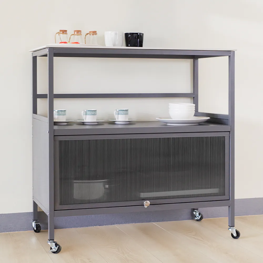 【HappyLife】防塵碳鋼翻門櫃 加寬款 六層80公分 Y11557(餐邊櫃 餐櫥櫃 廚房櫃子 餐具櫃 電器櫃 收納櫃) 歷史價格詳細信息