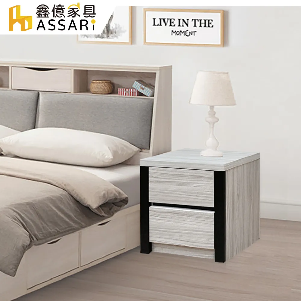 ASSARI-安迪插座床邊櫃(寬48x深40x高48cm) 歷史價格詳細信息