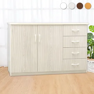 Bernice-防水塑鋼4.2尺三門收納櫃/置物櫃(四色可選) 歷史價格詳細信息