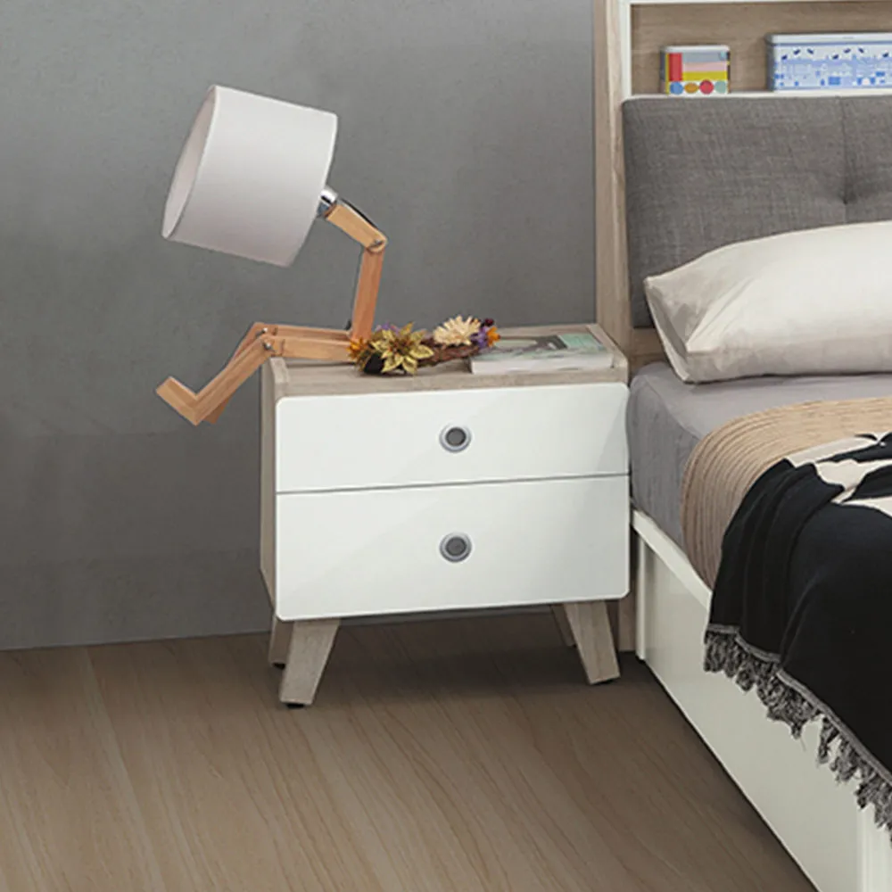 Bernice-瓦納1.5尺轉角開放式縫隙置物櫃(原木色) 歷史價格詳細信息