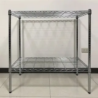 【我塑我形】90 x 45 x 90 cm 二層鐵力士鍍鉻收納置物架 歷史價格詳細信息